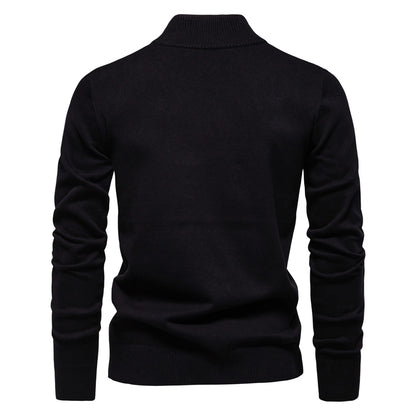 Pull en tricot classique à demi-fermeture éclair I RL™️