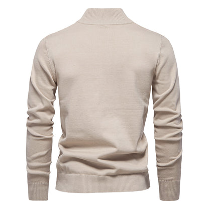 Pull en tricot classique à demi-fermeture éclair I RL™️