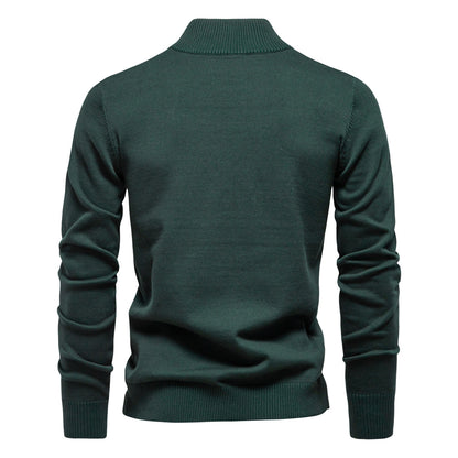 Pull en tricot classique à demi-fermeture éclair I RL™️